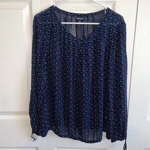 Lucky Brand Floral Print Top - Size L